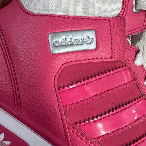 |•ADIDAS•| Ortholite Retro Bubble Gum Barbie Pink High Top Sneakers - Picture 12 of 16